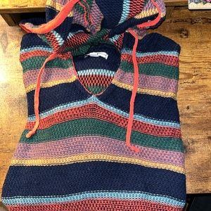 Striped Baja Beach Hoodie